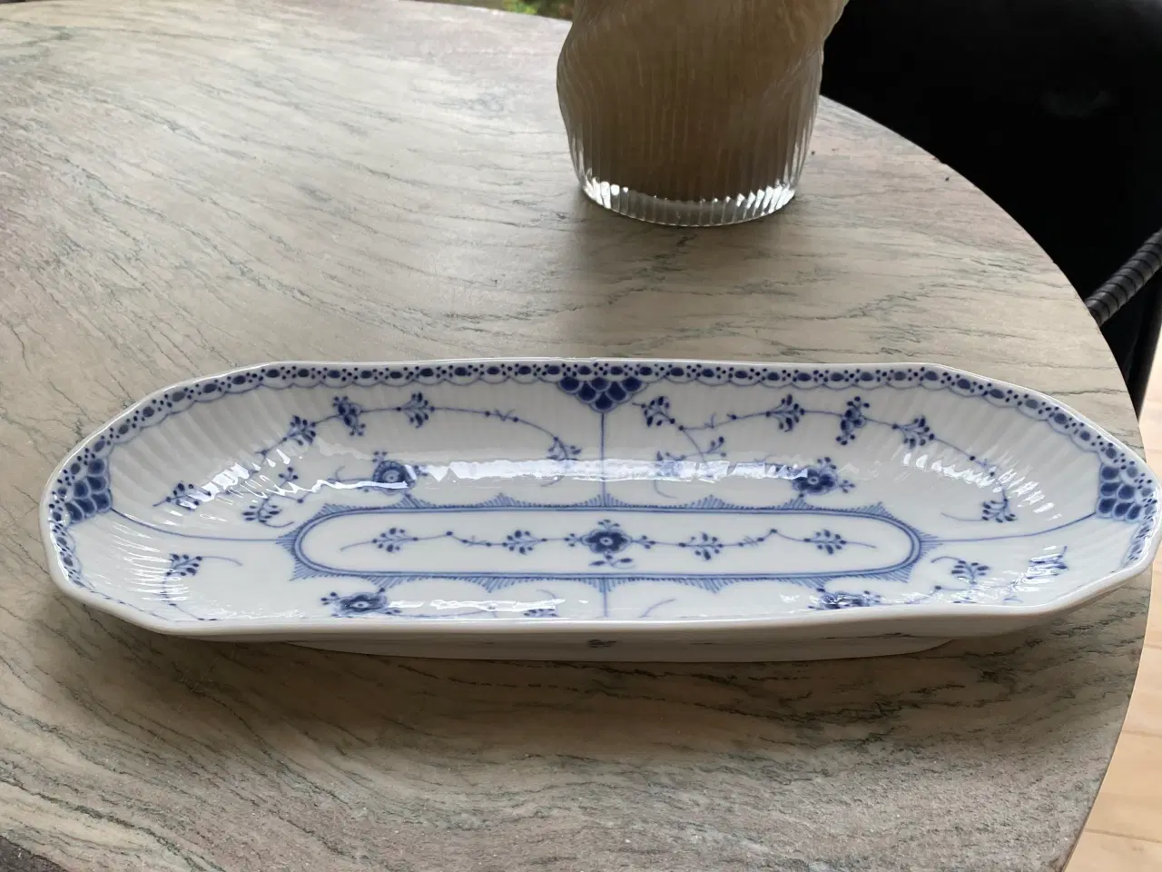 Billede 4 - Royal Copenhagen Musselmalet Halvblonde fad 714