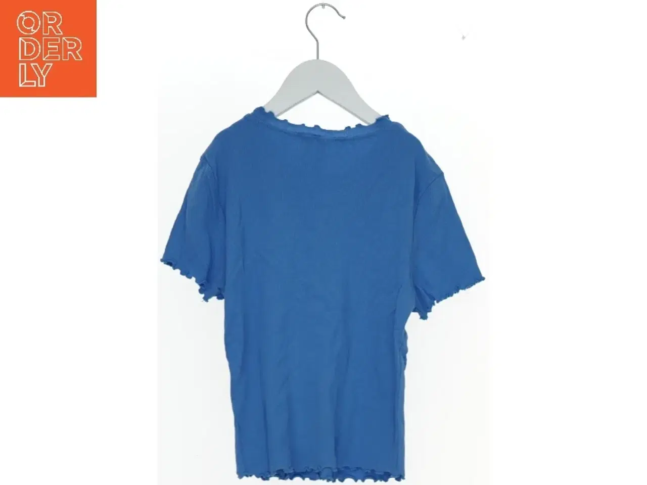 Billede 2 - Blå T-shirt til salg fra Pieces (str. XS)