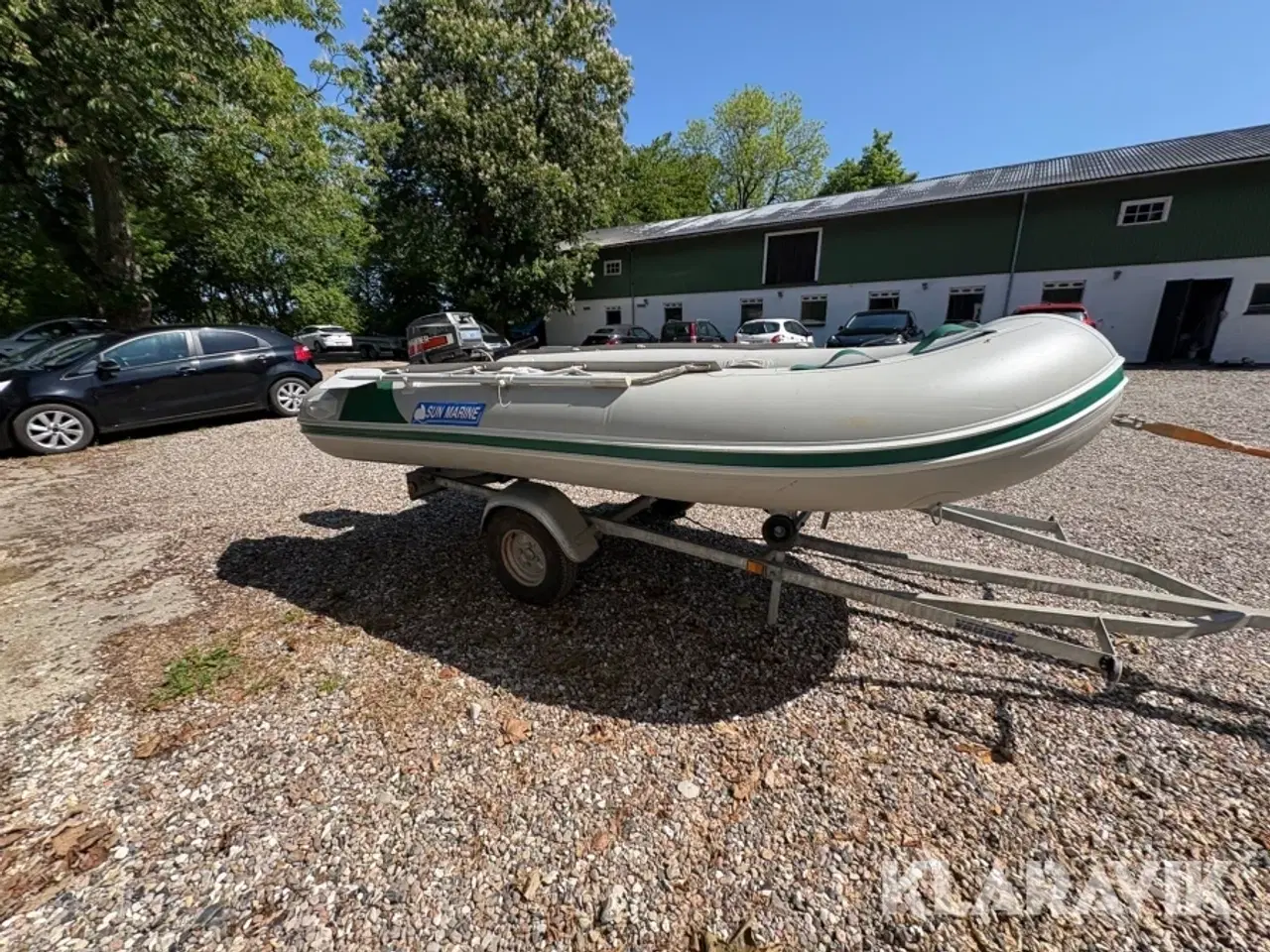 Billede 3 - Gummi Båd med trailer Sun marine Sd360