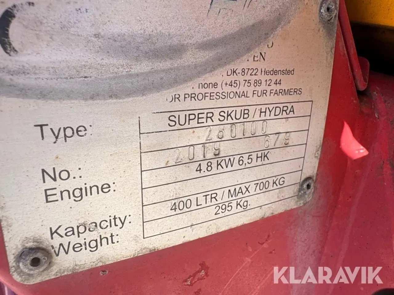 Billede 12 - Motorbør 700kg Super skub Hydra