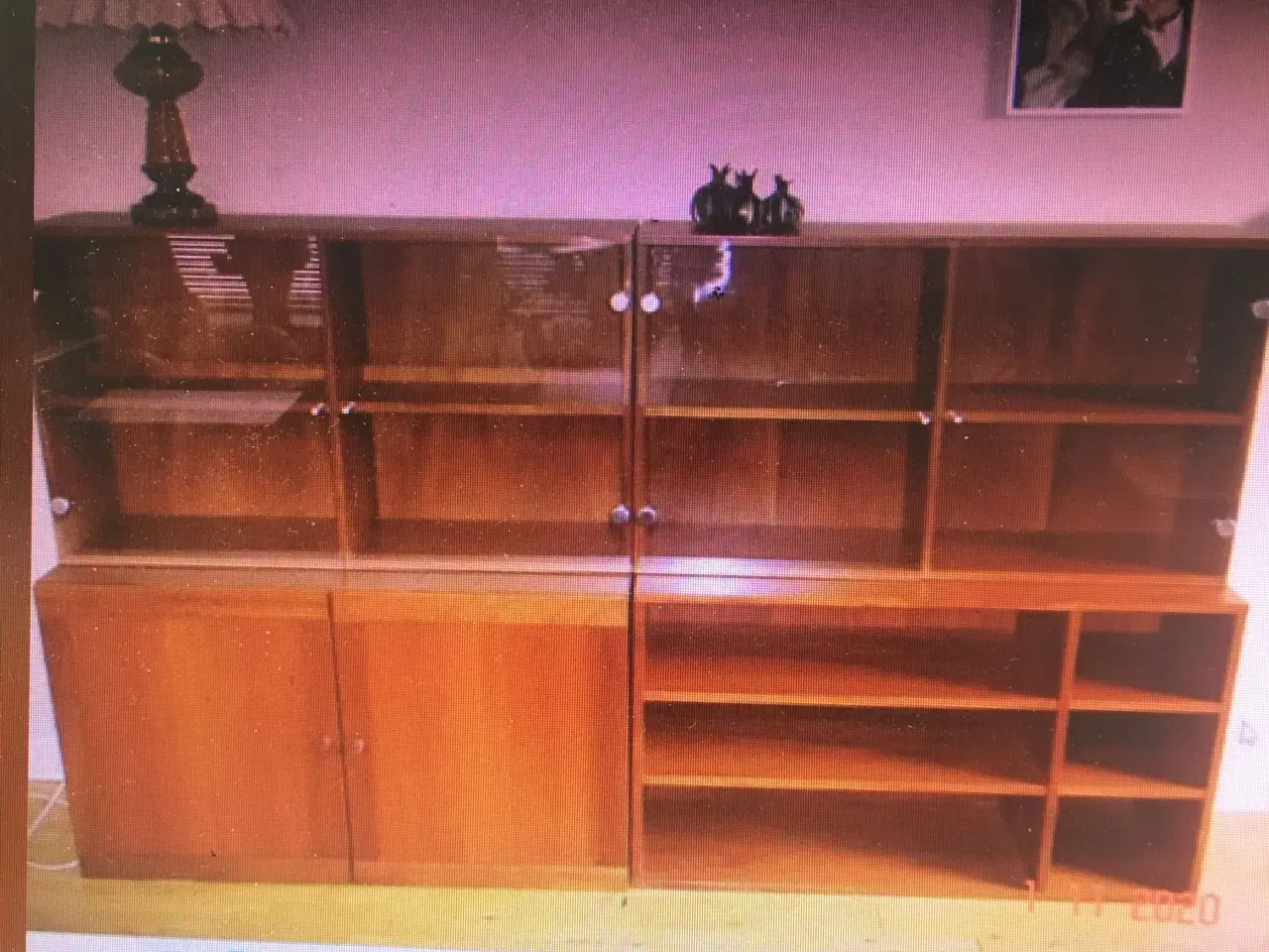 Billede 1 - Lys mahogni reol