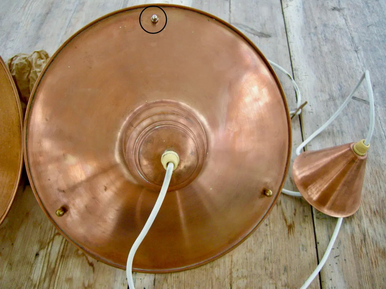 Billede 7 - LYSTHUS KOBBERPENDLER, 60`er retro pendler, Kobber