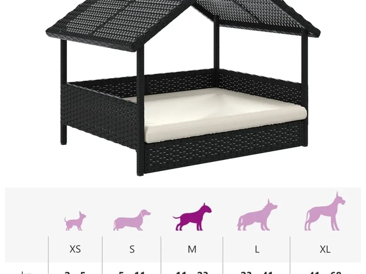 Billede 9 - Hundehus med hynde polyrattan
