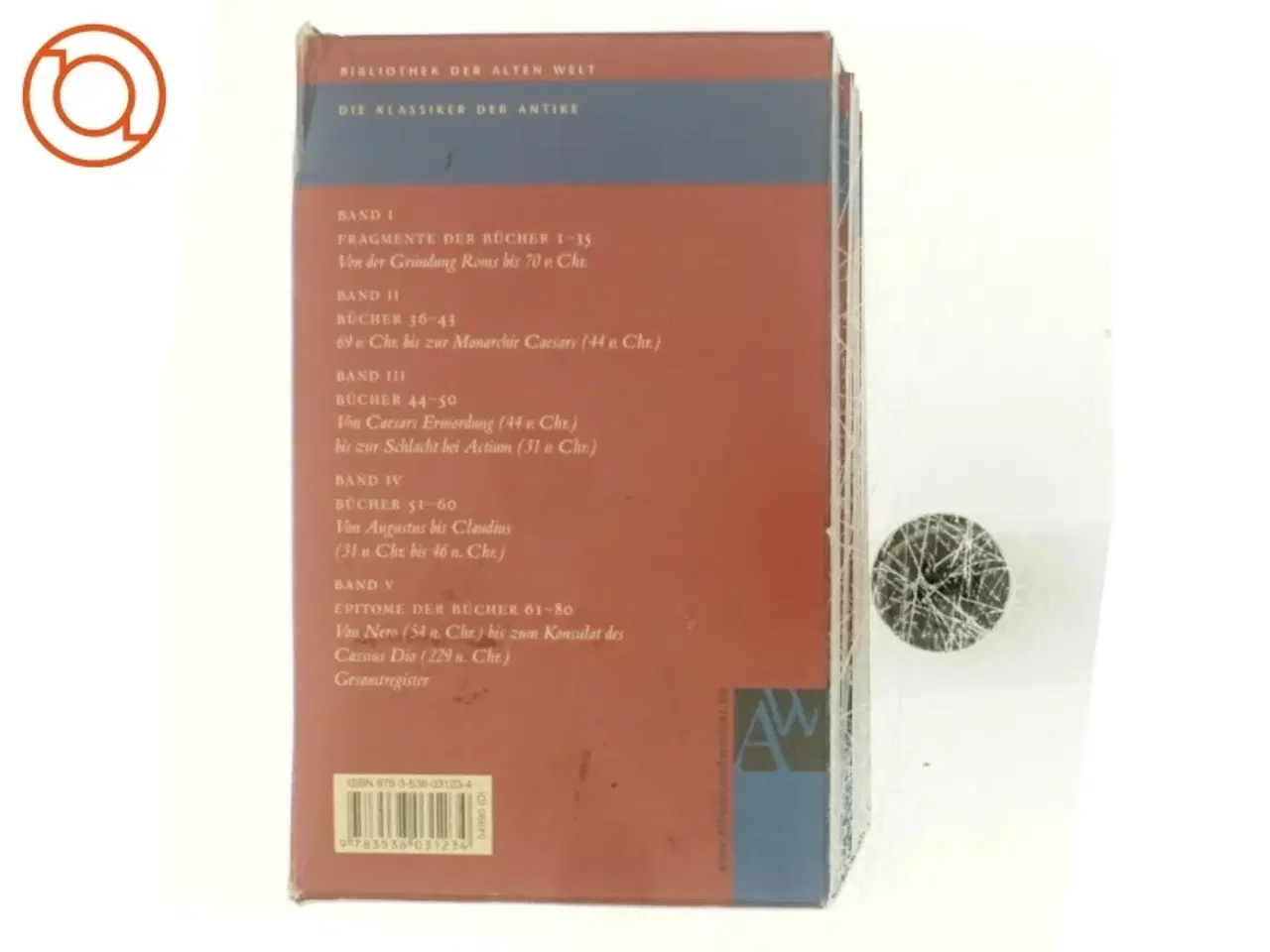 Billede 3 - Rmische Geschichte I-V von Cassius Dio (bog)