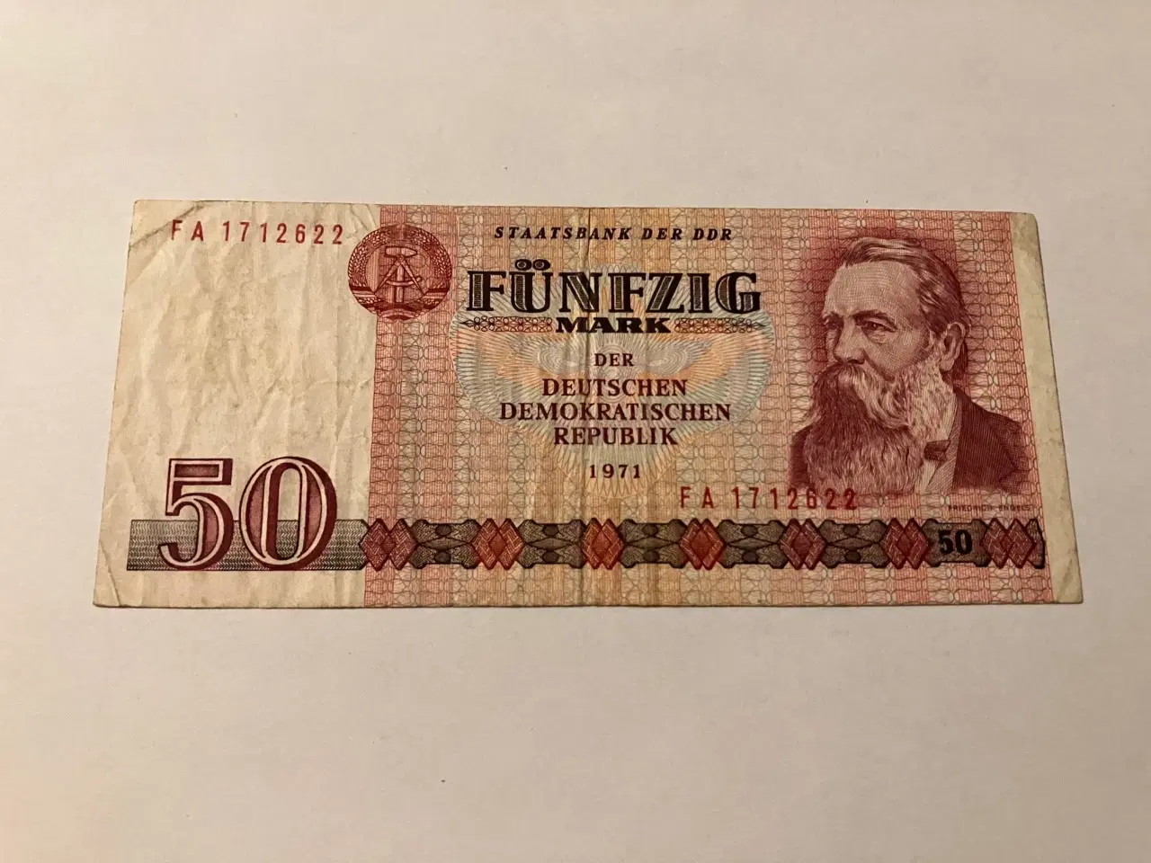 Billede 1 - 50 Mark DDR 1971 Germany
