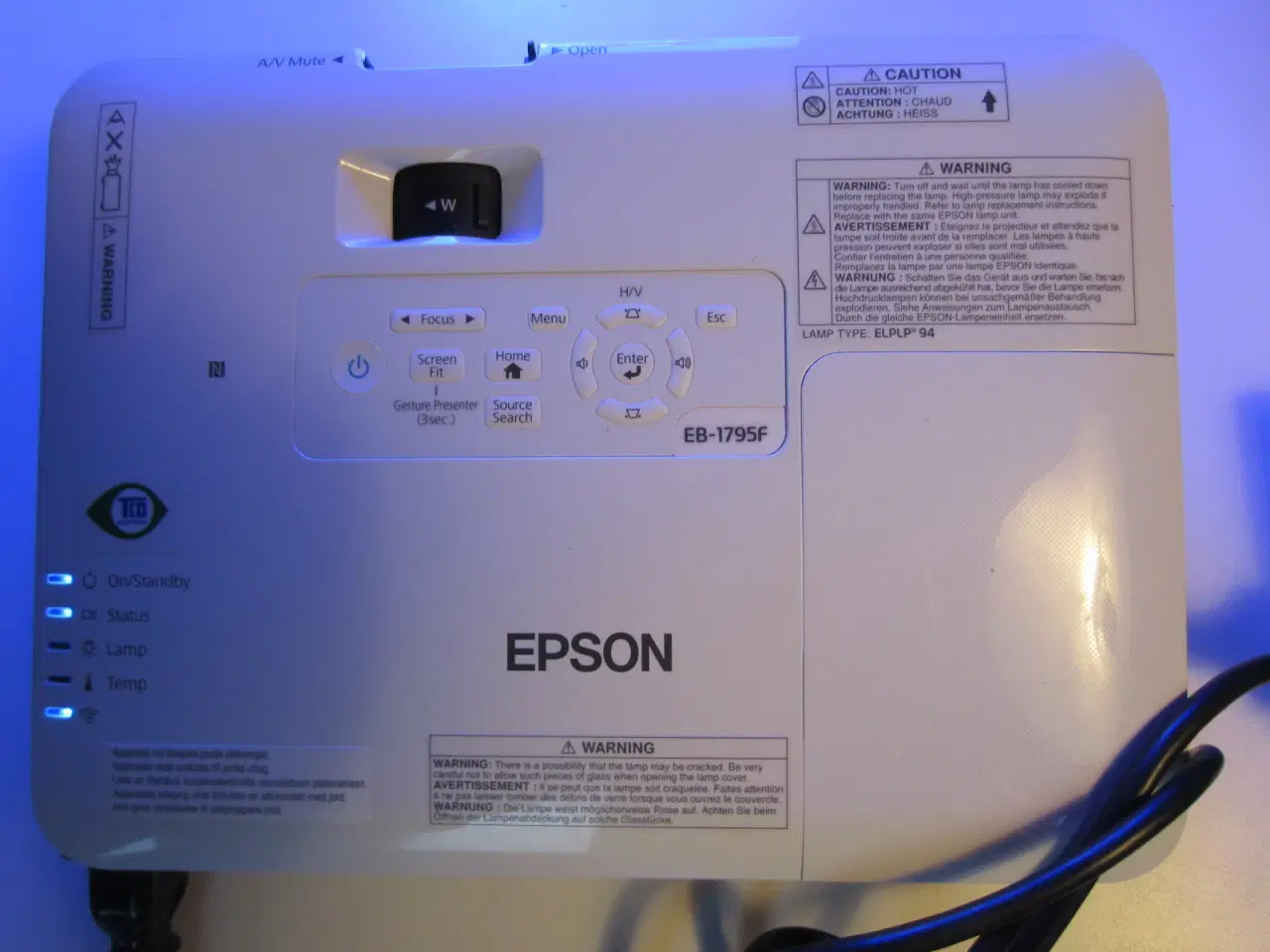 Billede 1 - EPSON EB-1795F FullHD 3LCD ultra kompakt bærbar