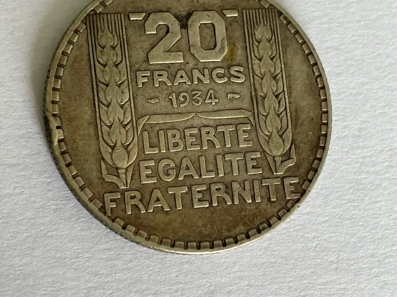 Billede 1 - 20 Francs France 1934
