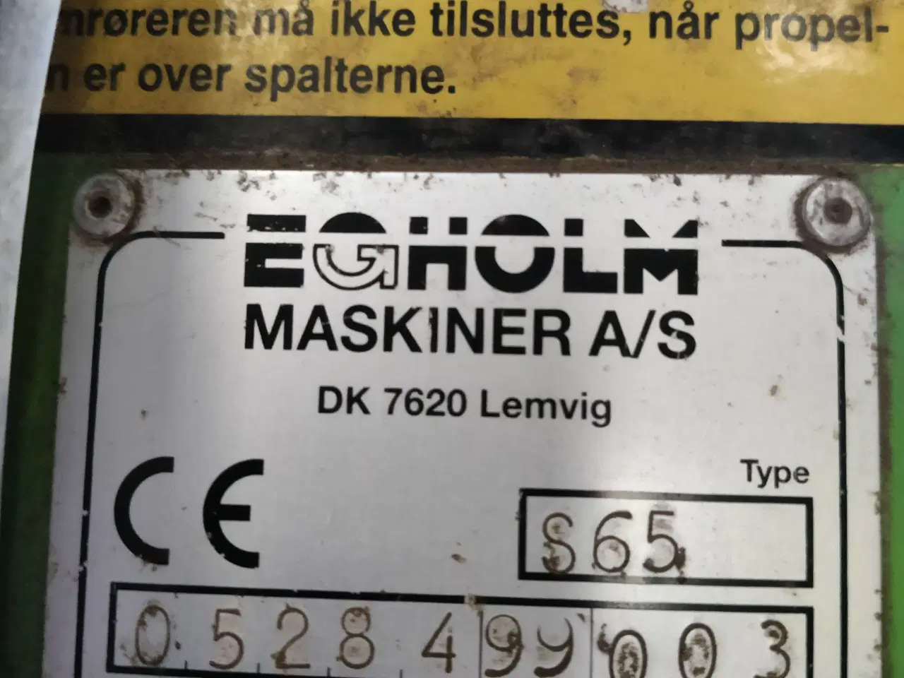 Billede 1 - Egholm S65 mixer til gyllekanal