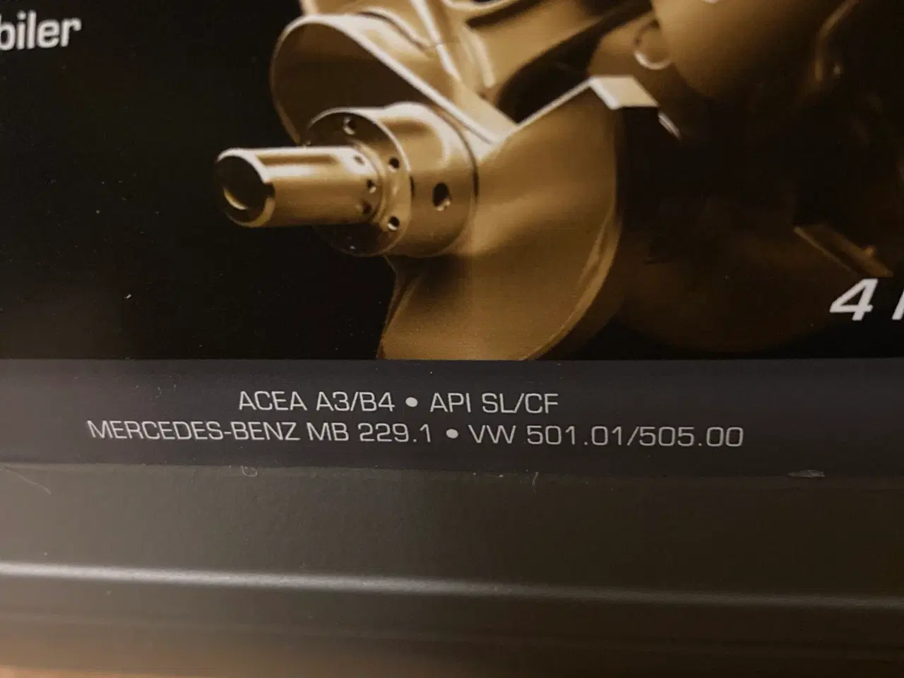 Billede 5 - 4 liter 15W 40 motorolie (NY)