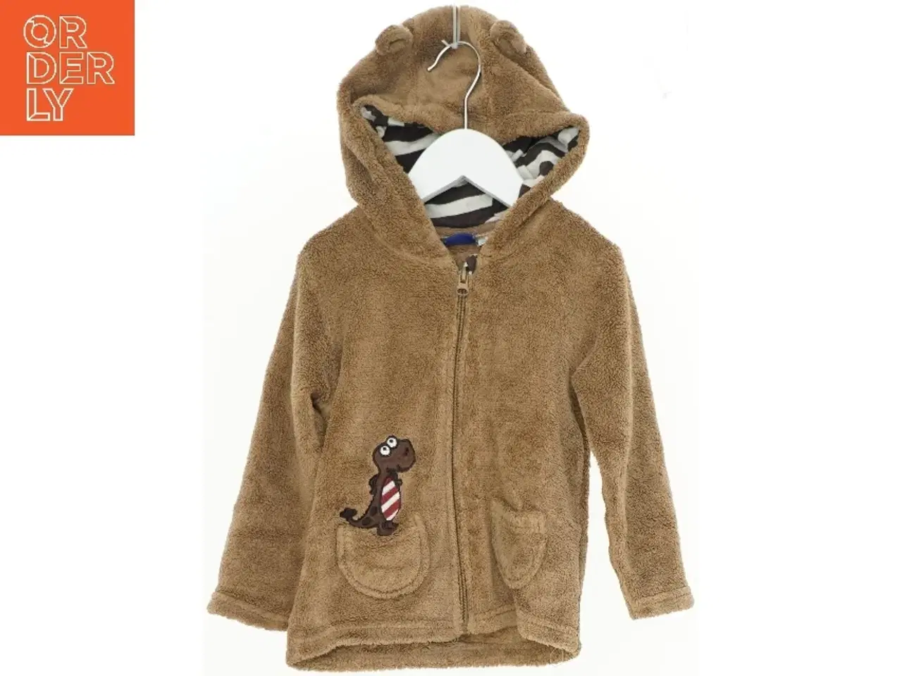 Billede 1 - Børne fleecejakke med hætte fra Lupilu (str. 92)