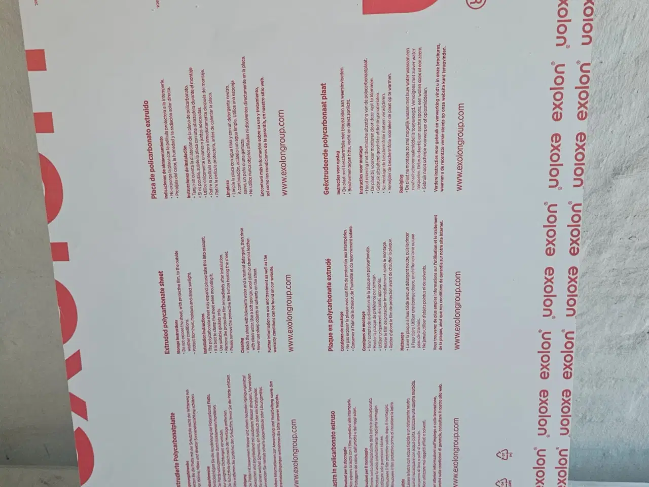 Billede 2 - Polycarbonat plade 20 mm rest TILBUD