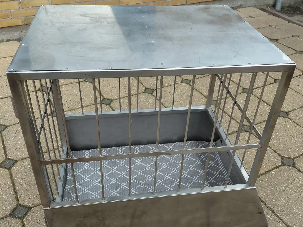 Billede 2 - HUNDE. BUR RUSTFRI STÅL
