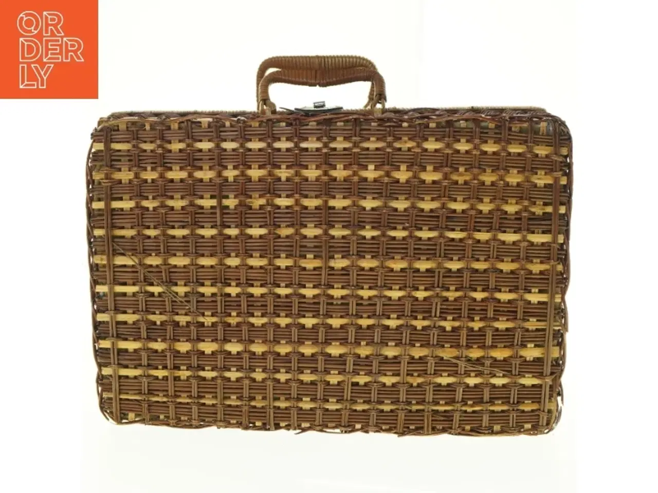 Billede 3 - Flettet picnickurv (str. 44 x 30 cm)