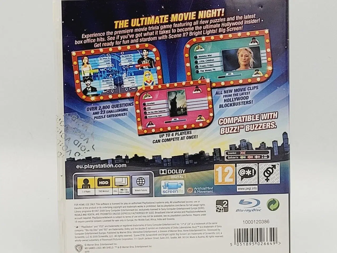 Billede 2 - ⭐️ PS3: Scene It? Bright Lights! Big Screen!