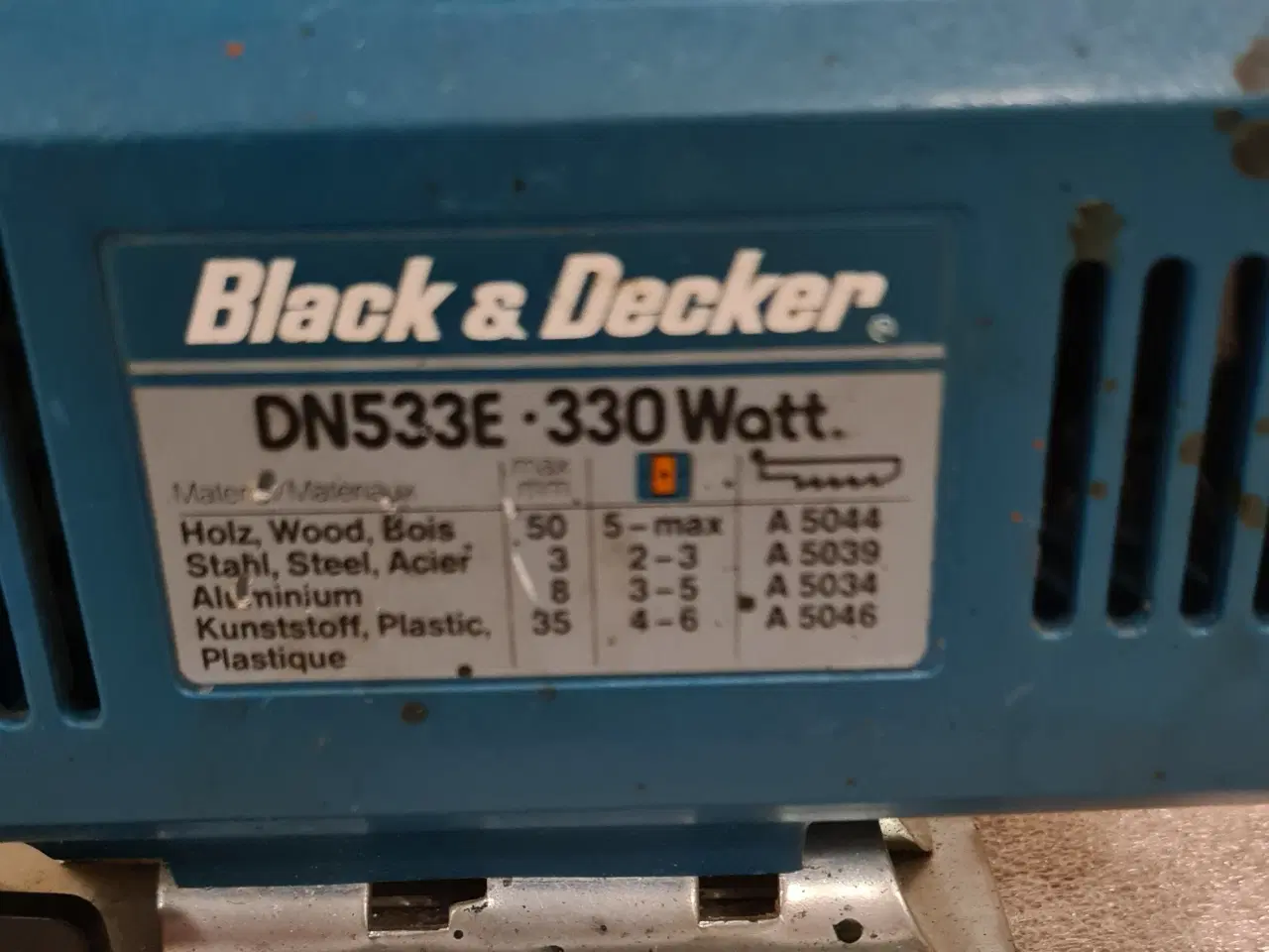 Billede 2 - Black & Decker DN533E Stiksav