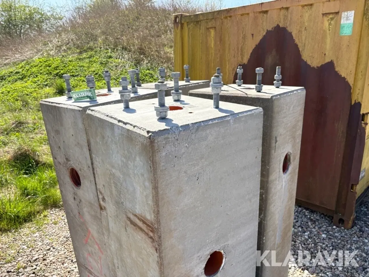 Billede 10 - Fundamenter til elmaster DAV E-40 5 enheder