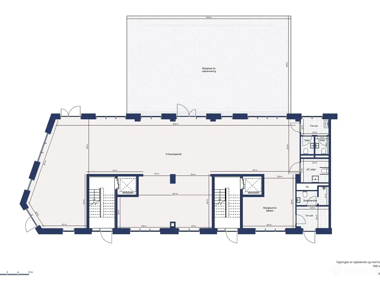 Billede 6 - 258 m² restaurant/café • Nyopført • Nabo til Netto