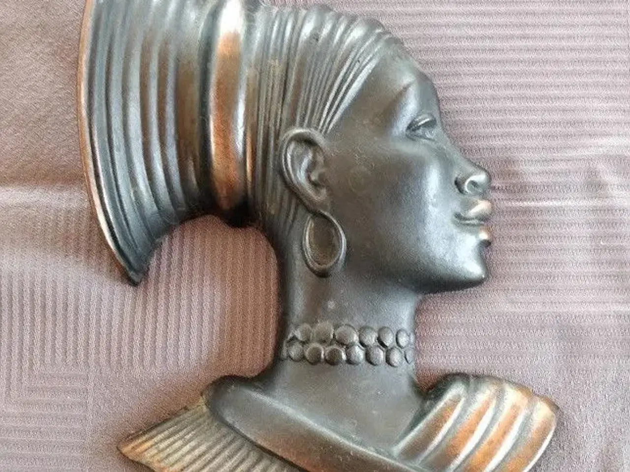 Billede 1 - Smuk Afrikansk Bronze Kunst