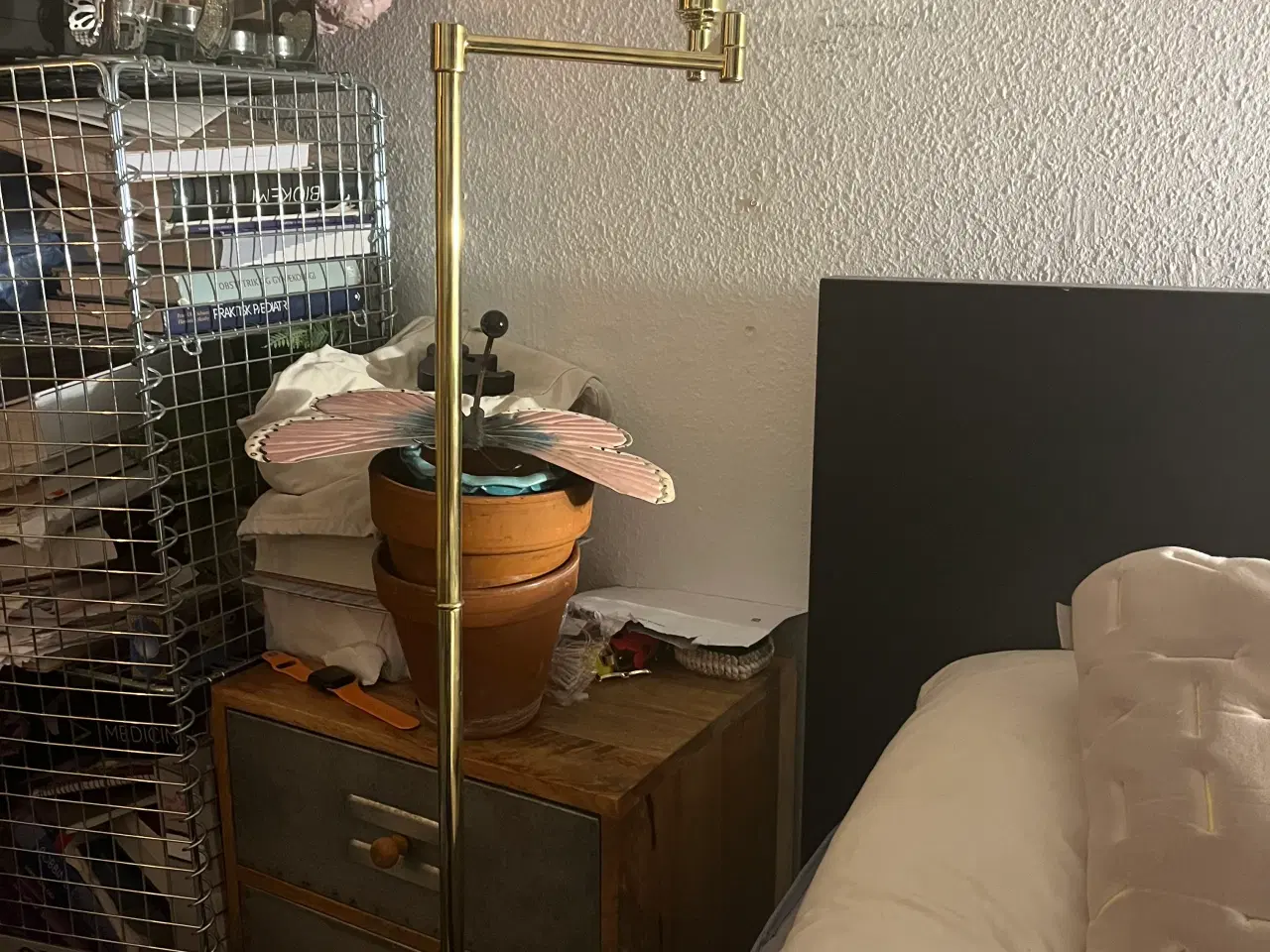 Billede 2 - Retro standerlampe i messing 