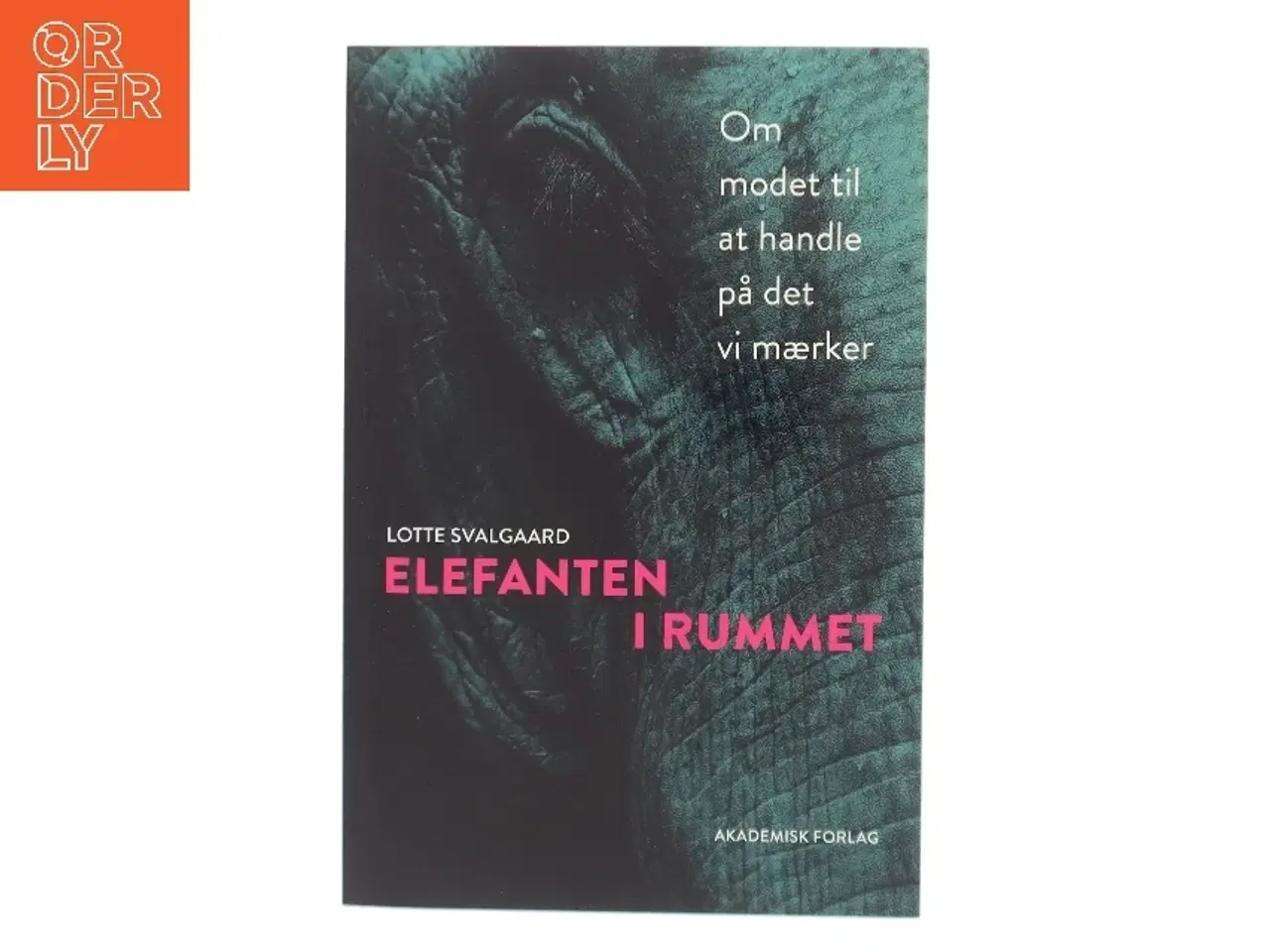 Billede 1 - Elefanten i rummet : om modet til at handle på det vi mærker af Lotte Svalgaard (Bog)