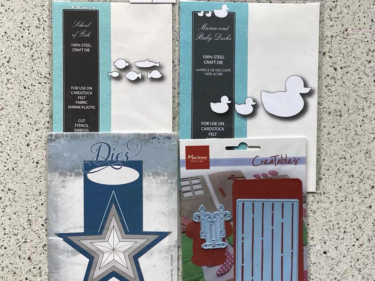 Billede 12 - Scrapbook dies, sæt, embossing, punch, mm. Fra