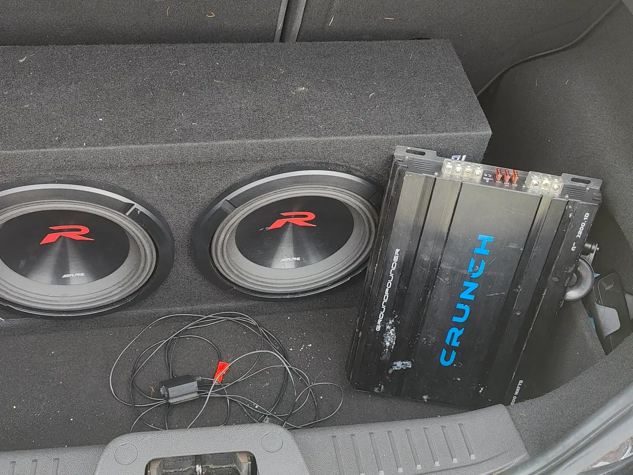 Billede 1 - Alpina subwoofer med crunch forstærker