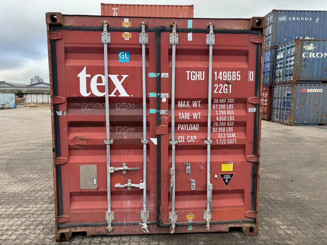 Billede 1 - 20 fods Container - ID: THGU 149685-0