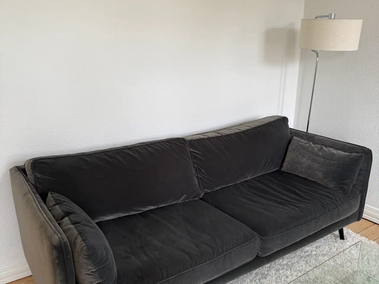 Billede 1 - 3-personers veloursofa 