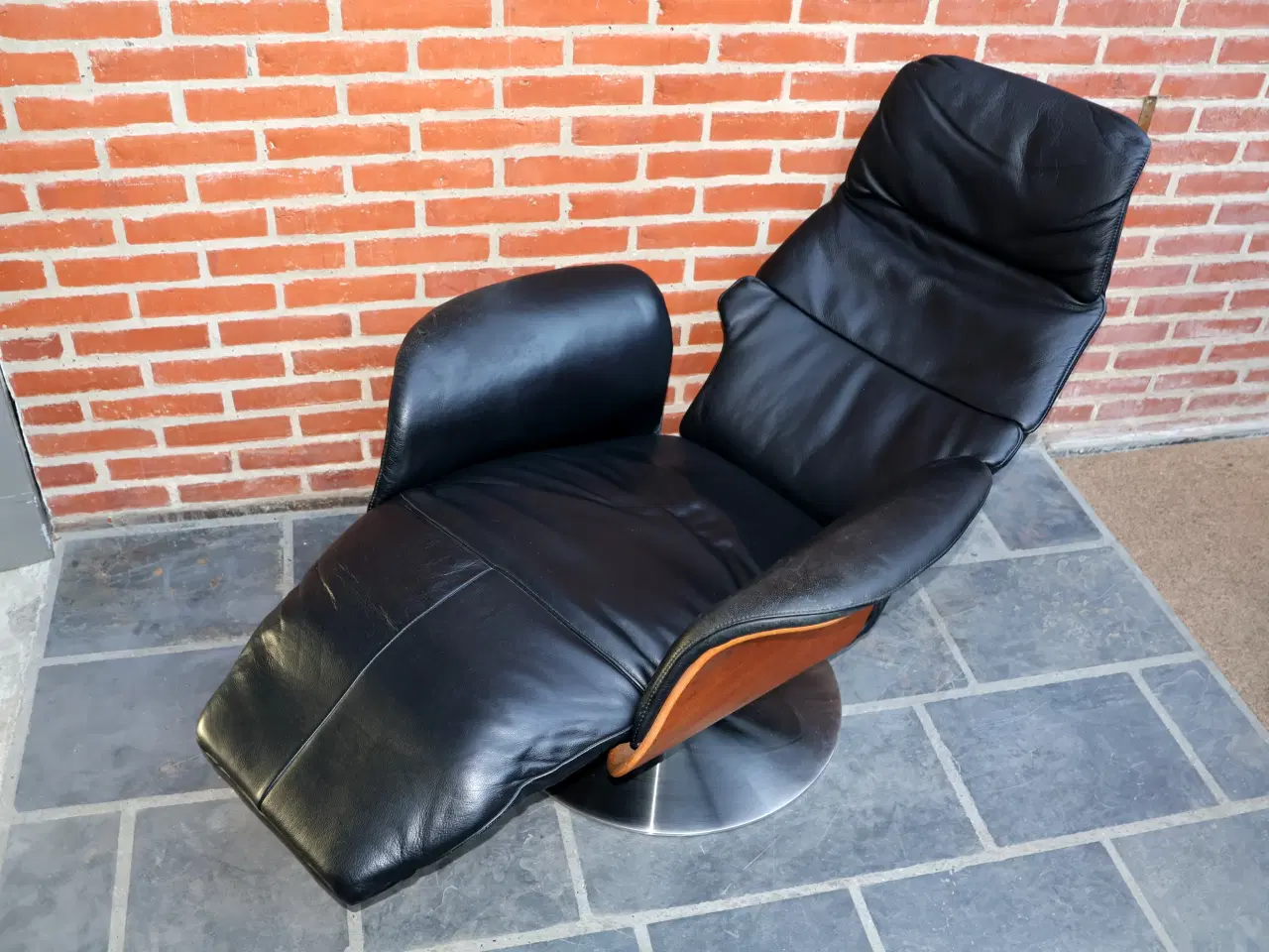 Billede 7 - Hjort Knudsen læder læne/liggestol