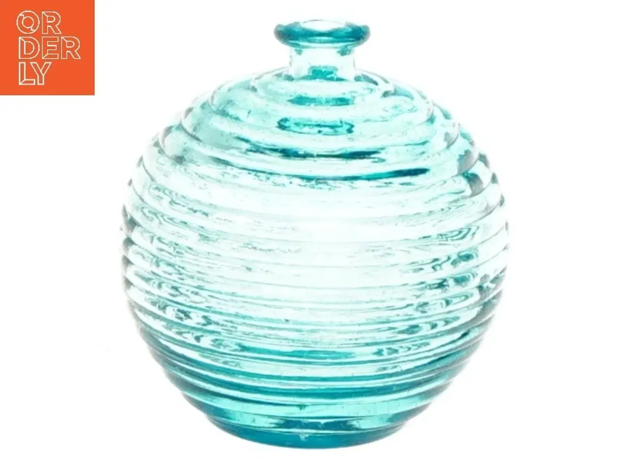 Billede 1 - Rund glasvase (str. Ø 10 cm)