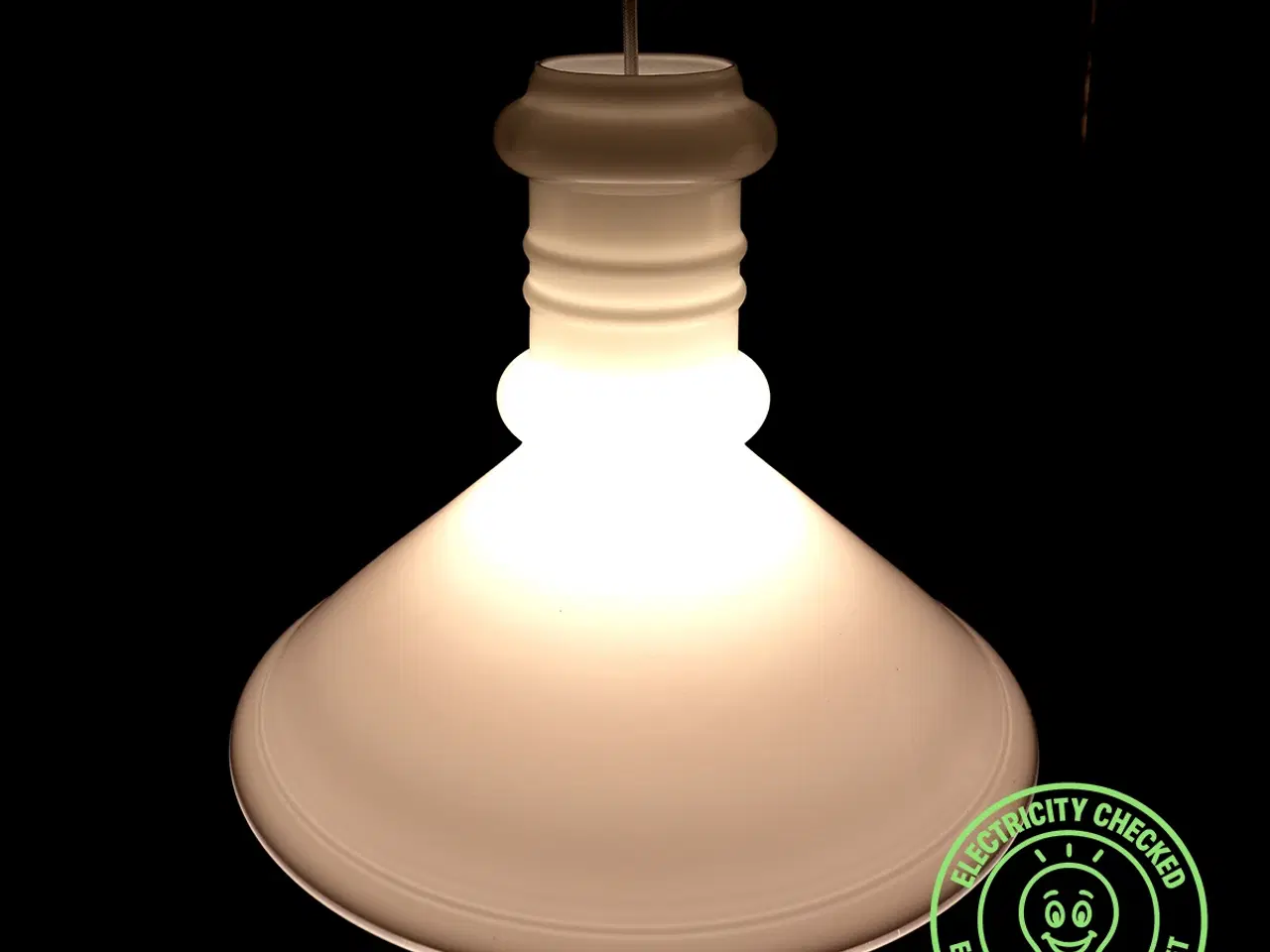 Billede 1 - Holmegaard Apotekerlampe stor