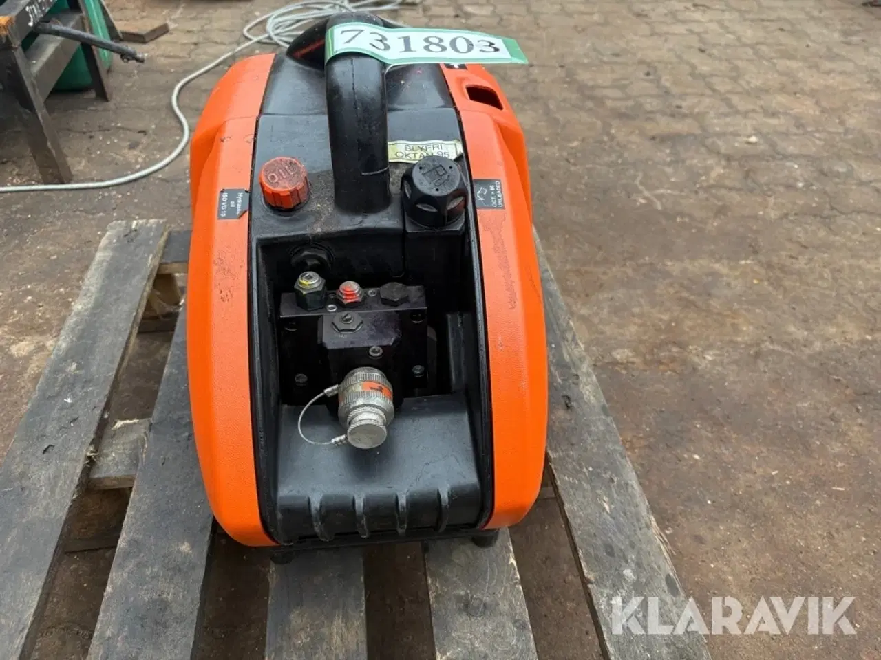 Billede 2 - Hydraulik station Holmatro PPU 15 C med benzin motor