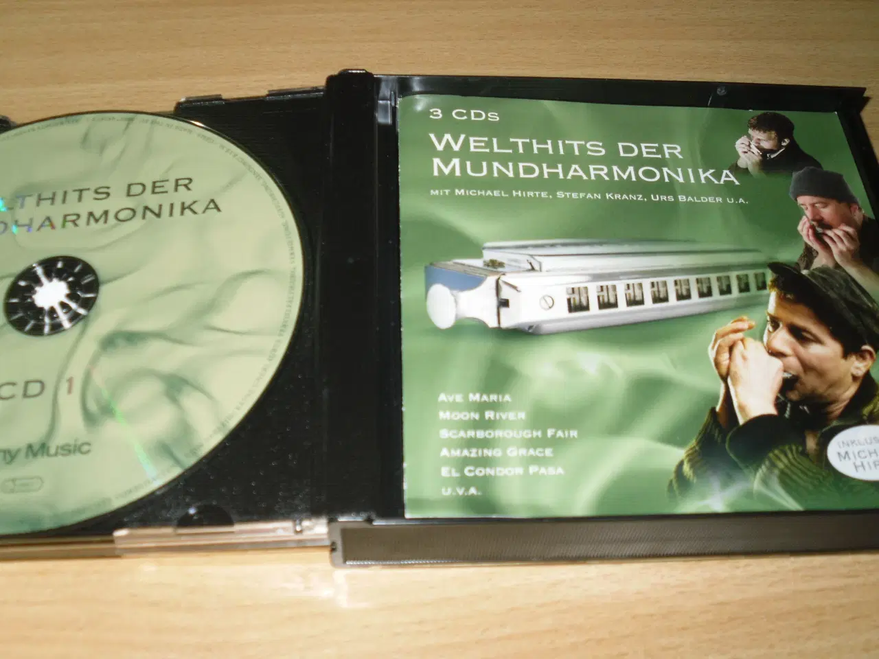 Billede 2 - Welthits der MUNDHARMONIKA. 3 cd BOX.