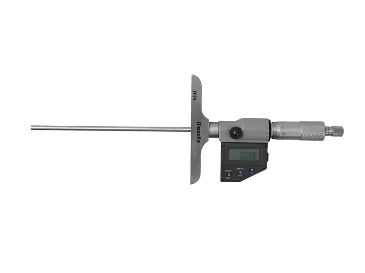 Billede 1 - Digitalt mikrometer dybdemål 0-150 mm med flad måleflade