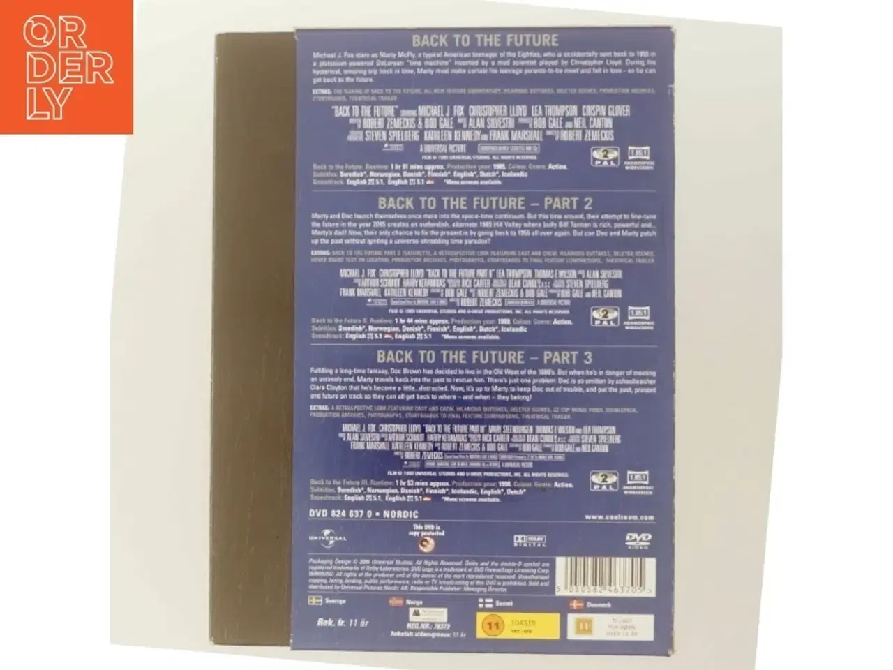 Billede 3 - 3da Back to the Future 1-3 med Michael J. Fox (DVD)