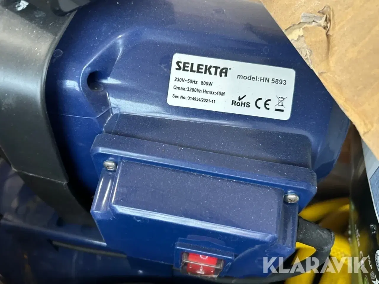 Billede 4 - Pumper Selekta HN 5893 2 styk m. fittings og slanger