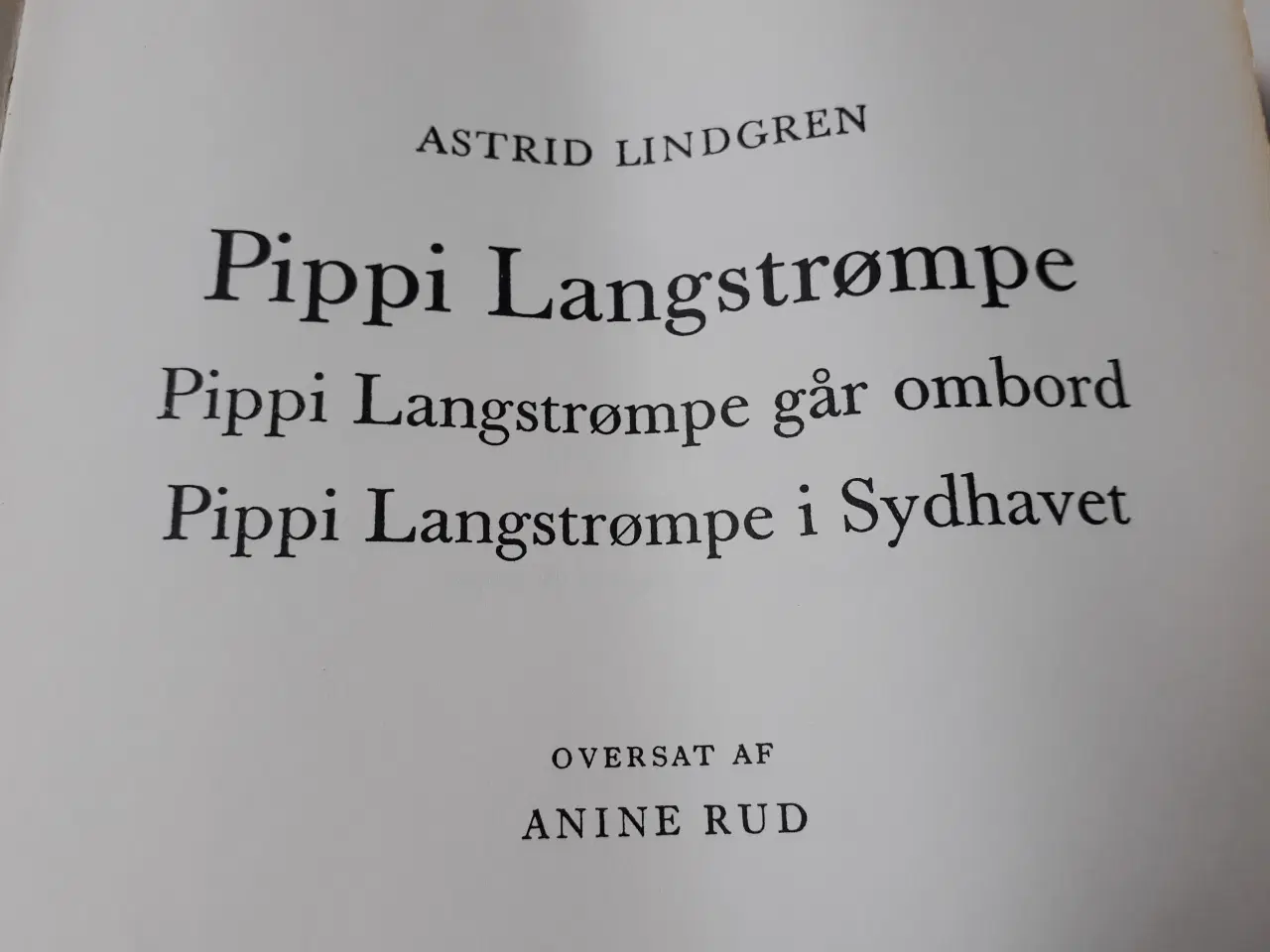 Billede 8 - 3 Pippi Langstrømpe Børnebøger