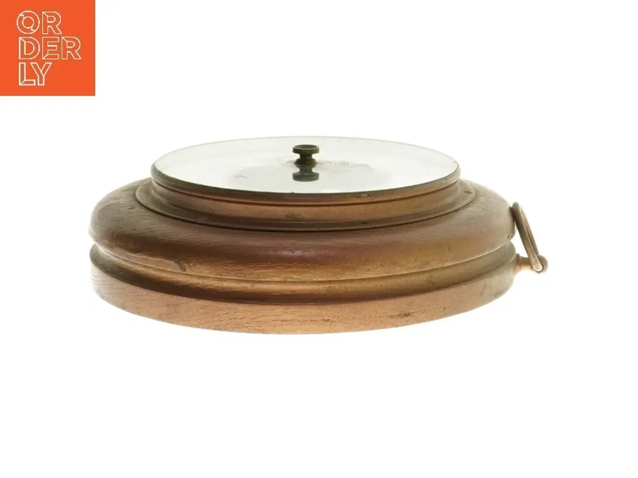 Billede 2 - Vintage barometer med træramme (str. Ø 16 cm)