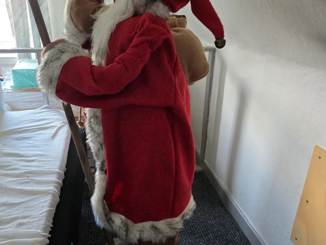 Billede 5 - Julemand 120 cm, meget detaljeret, 
