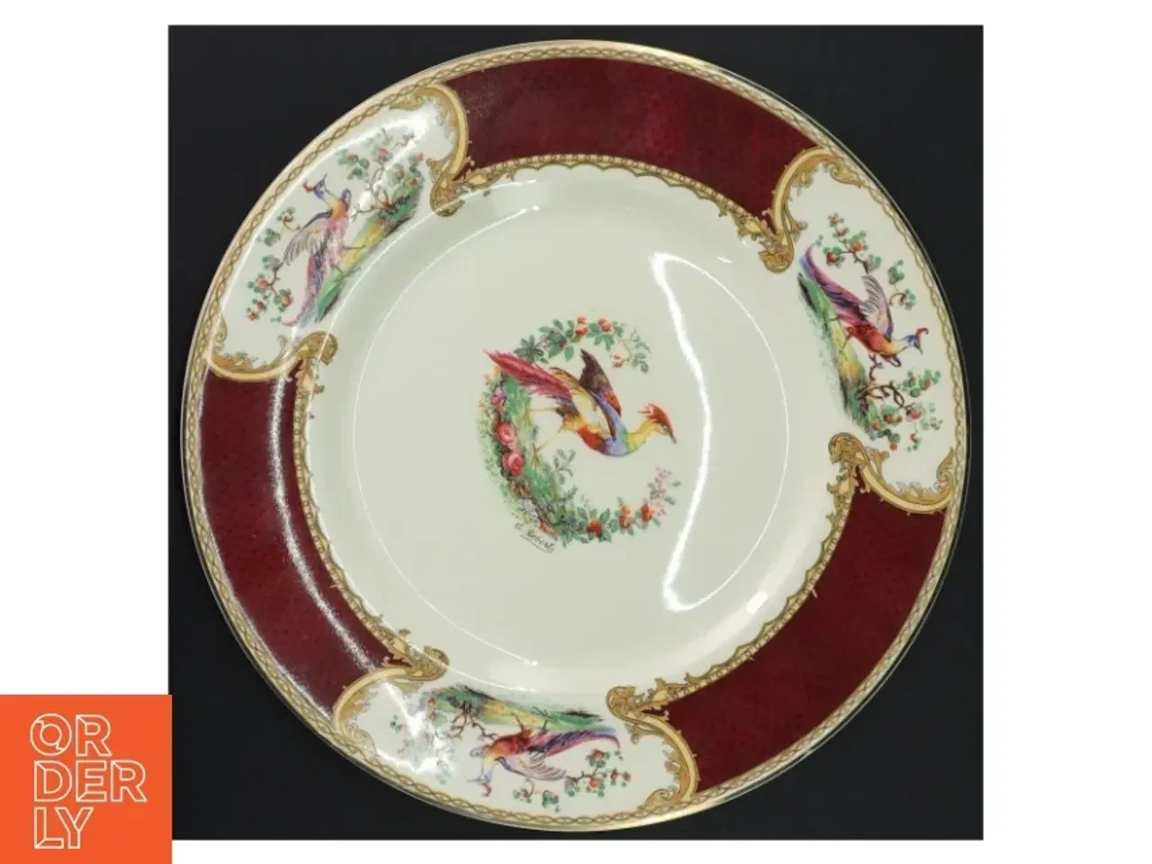 Billede 4 - 7  Myott Staffordshire chelsea bird tallerkner (str. Ø. 27 cm)
