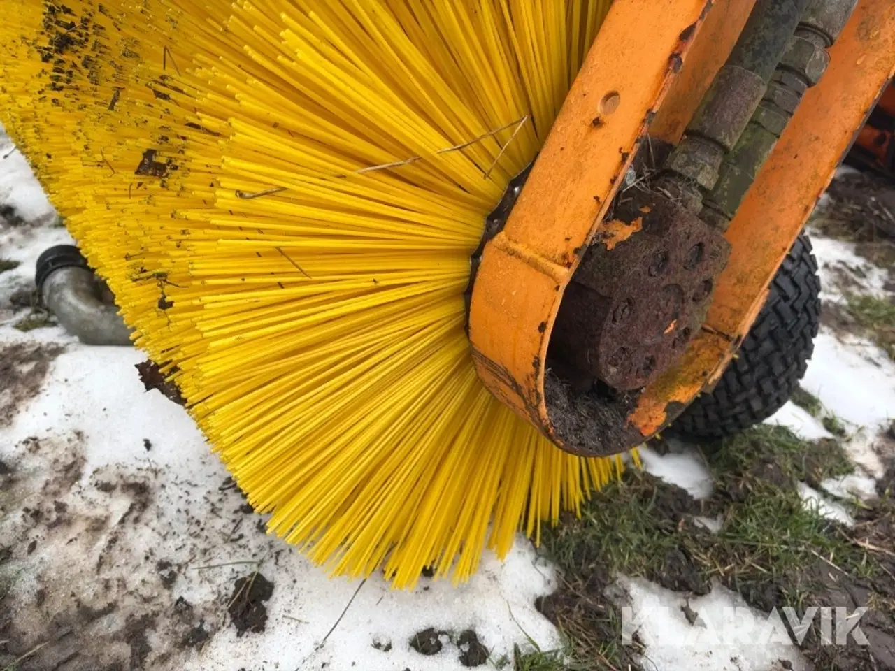 Billede 2 - Hydraulisk fejekost med oliepumpe Am Teho F21975