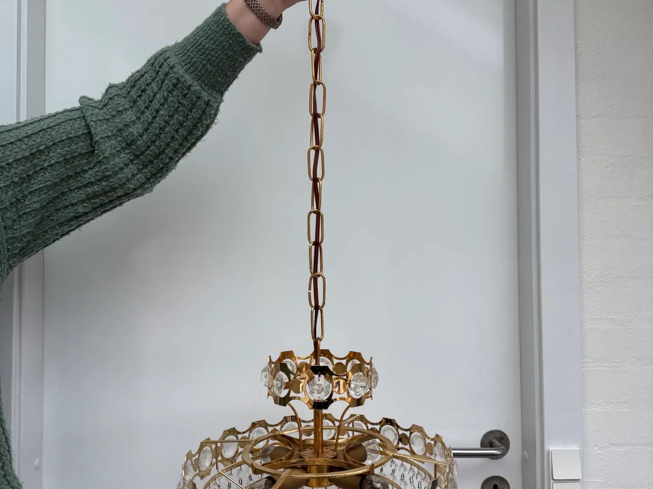 Billede 4 - Flot prismelysekrone
