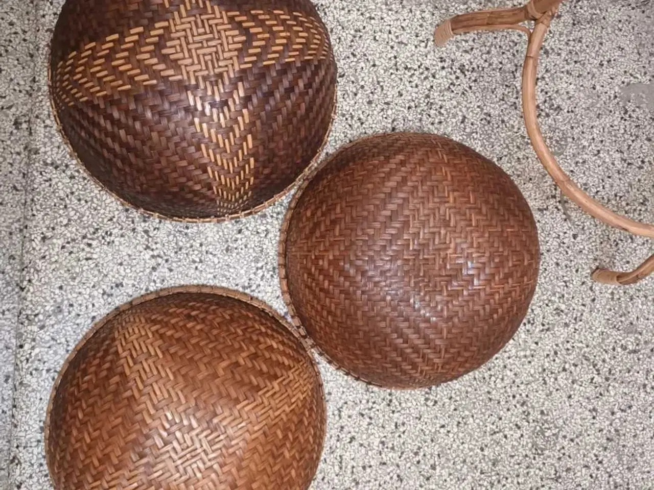 Billede 16 - Bambus og Rattan Frugtkurv med 3 Niveauer