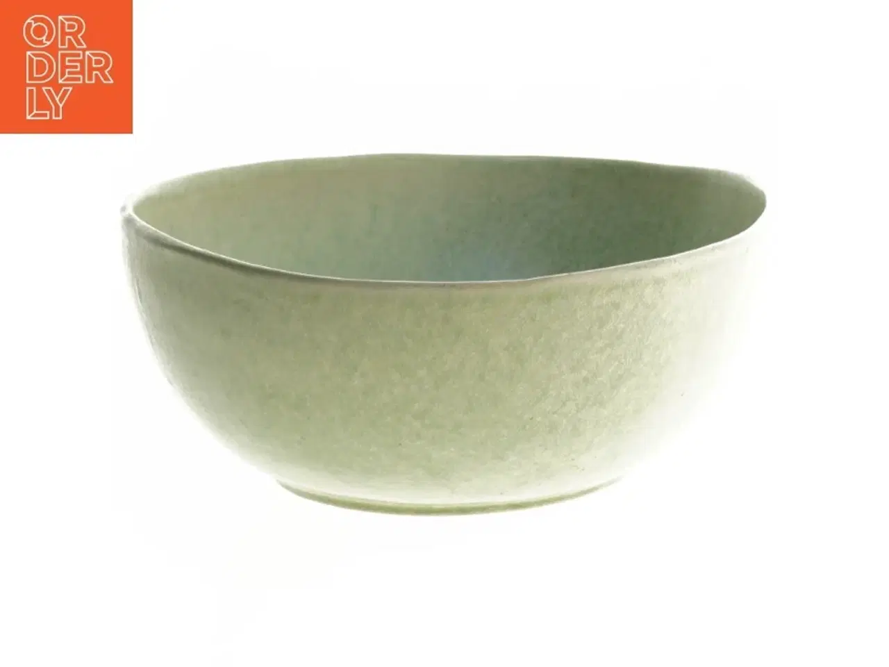 Billede 3 - Grøn keramisk skål fra H&M (str. 27,5x21 cm)