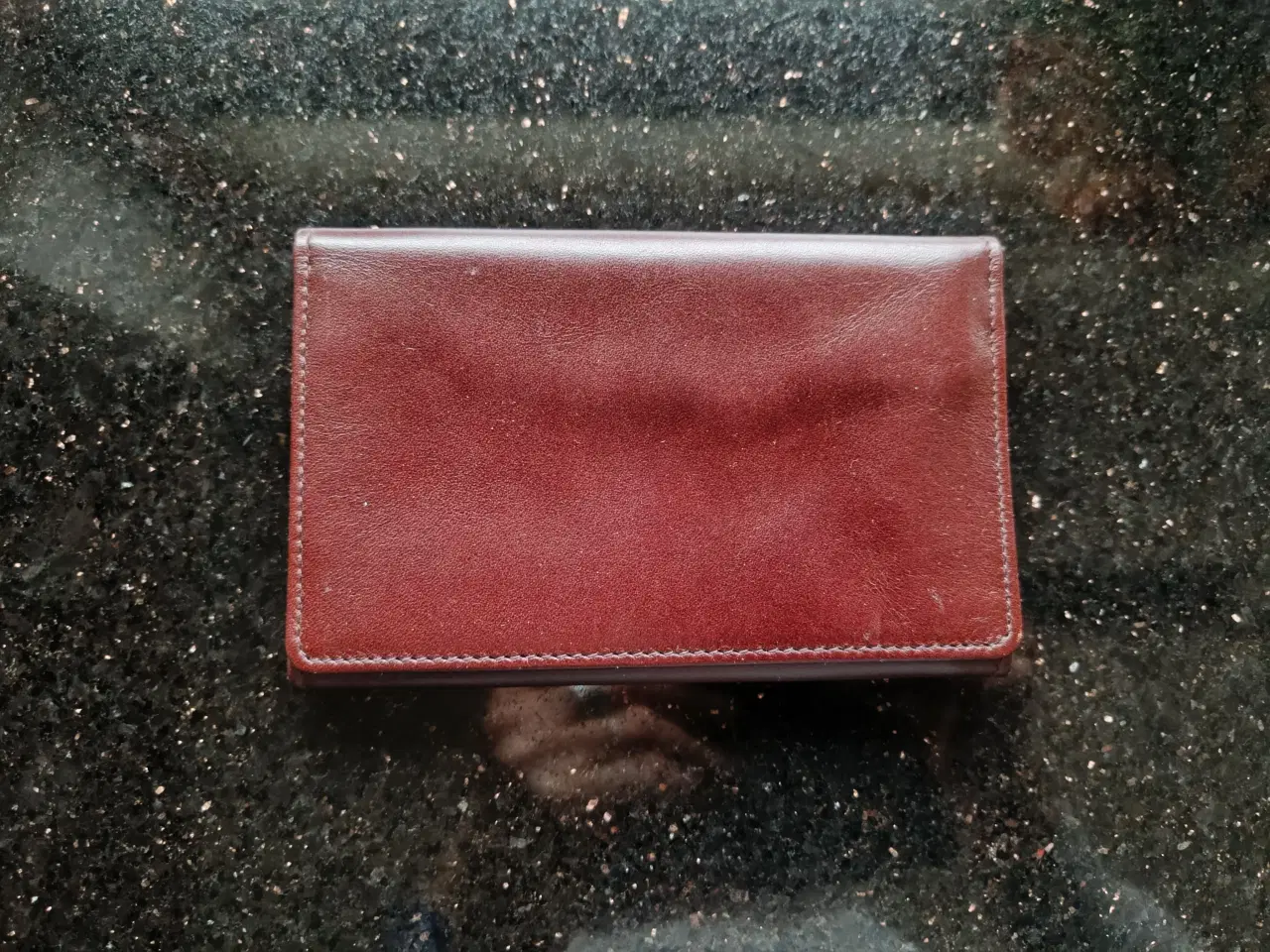 Billede 3 - Ny brun unisex pung i ægte læder