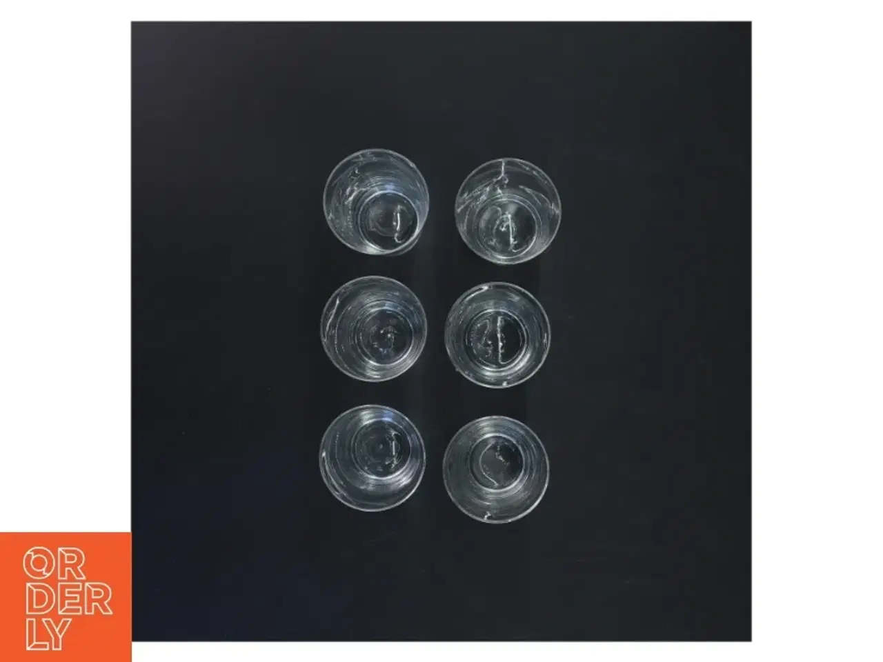 Billede 3 - Drikkeglas med dekorativt mønster (str. 10 cm. 6 styk)