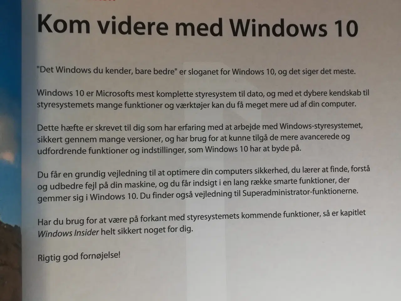 Billede 2 - Bliv ekspert i Windows 10 - hæfte 104 sider