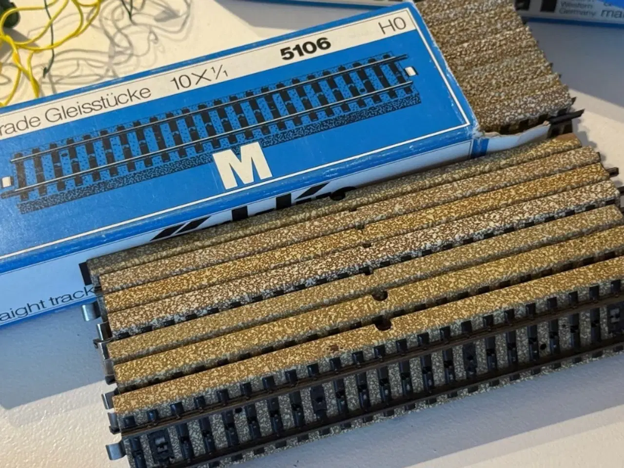 Billede 2 - Märklin lot med M-skinner - stopbom skiftespor mm