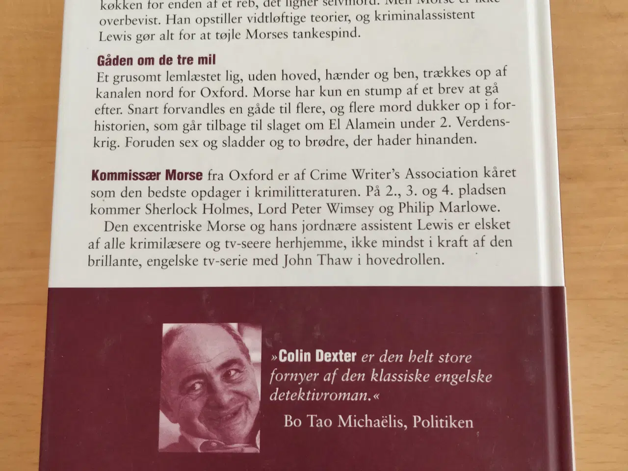 Billede 4 - Tre kriminalromaner med kommissær Morse