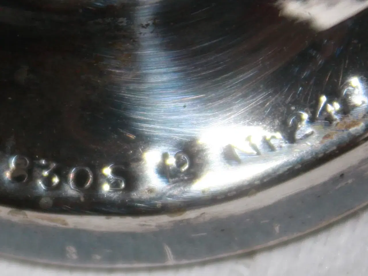 Billede 9 - 2 lysestager af sølv